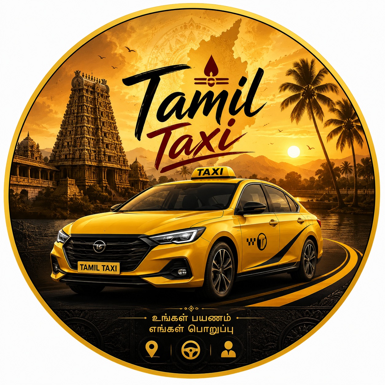 Tamil Taxi Logo